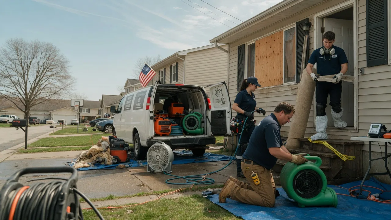 Water Damage Restoration in Springport, IN near me